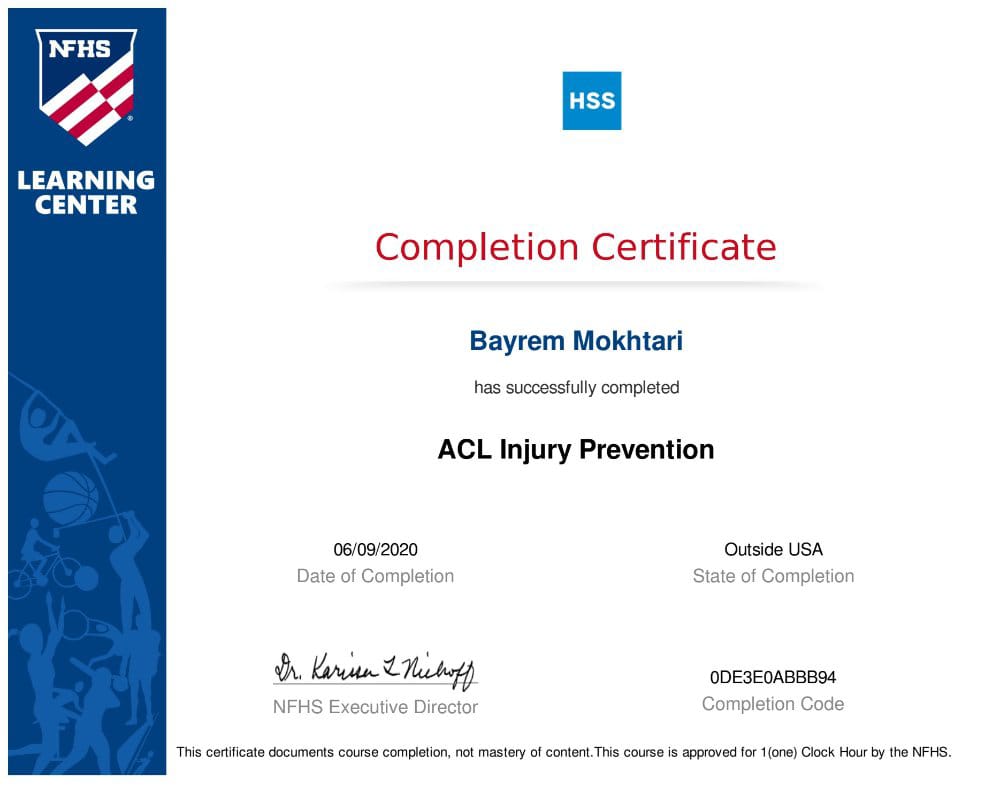 ACL Injury Prevention — FIFA Medical Learning Centre