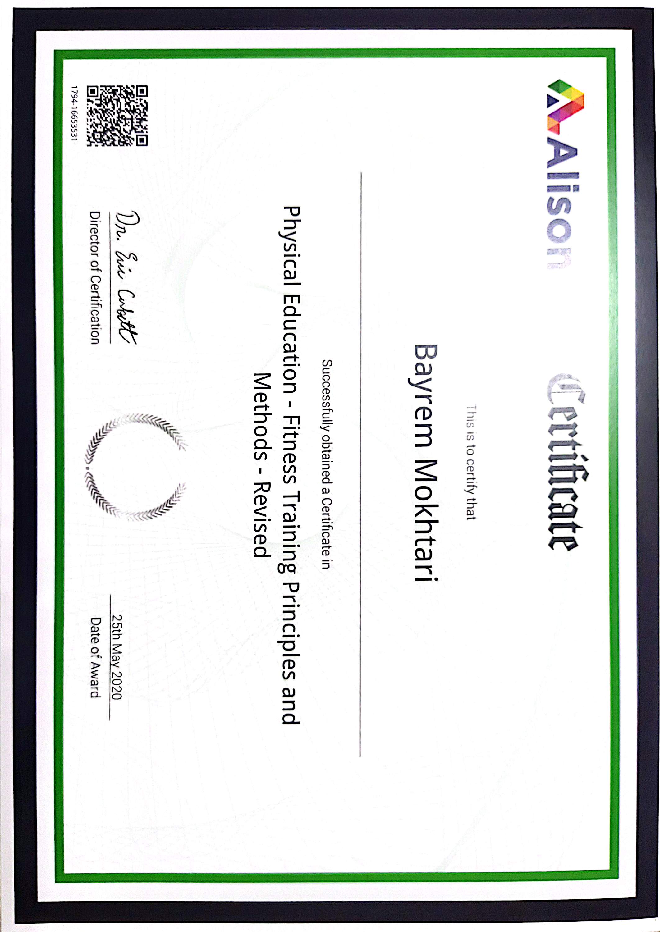 Physical Education — Fitness Training Principles and Methods