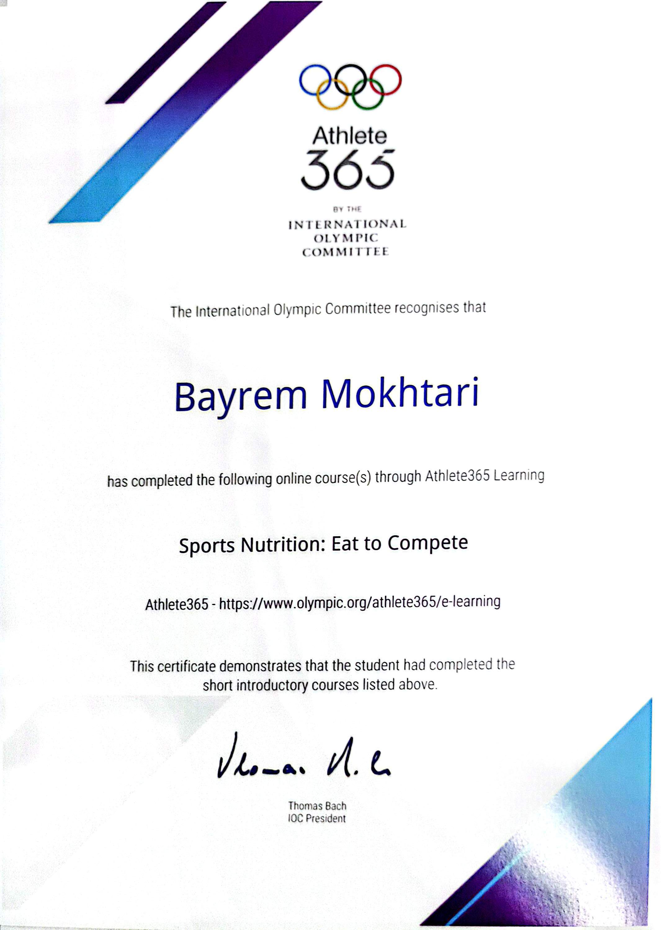 Sports Nutrition: Eat to Compete — IOC Athlete365 Learning