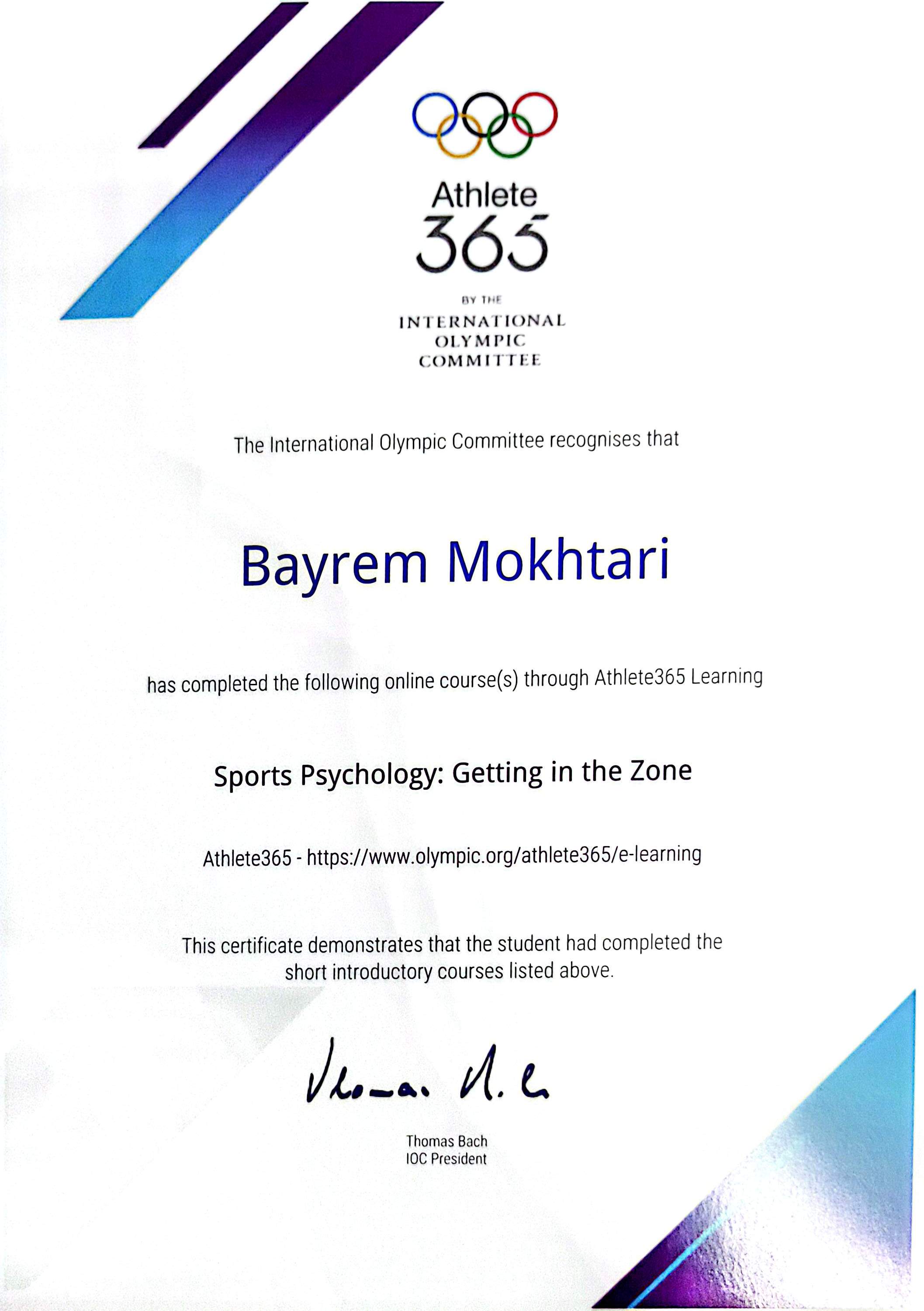Sports Psychology: Getting in the Zone — IOC Athlete365 Learning