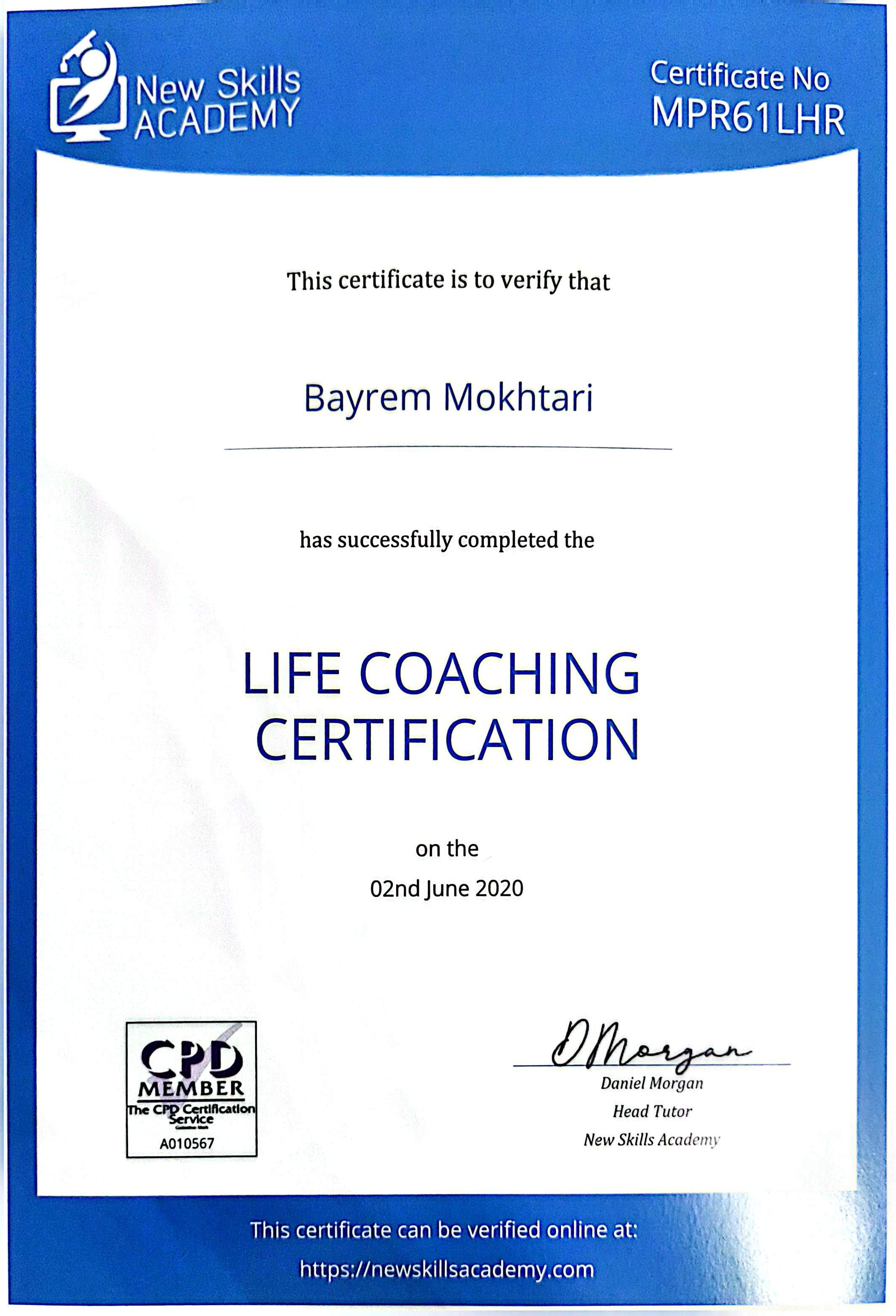 Life Coaching Certification