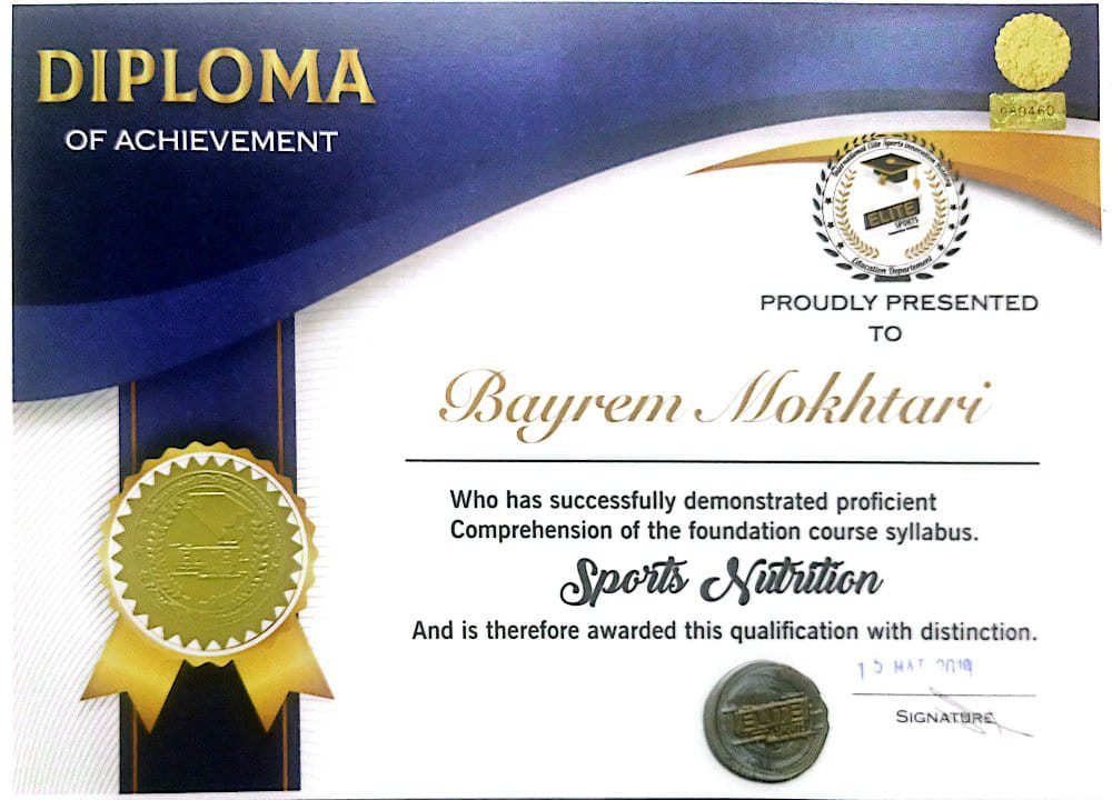 Certificate of Recognition